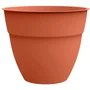 Eda Osaka - Pot de fleur rond - Ø 50 cm - 56.8 L - Intérieur/Extérieur - Résine anti-UV - Terre battue