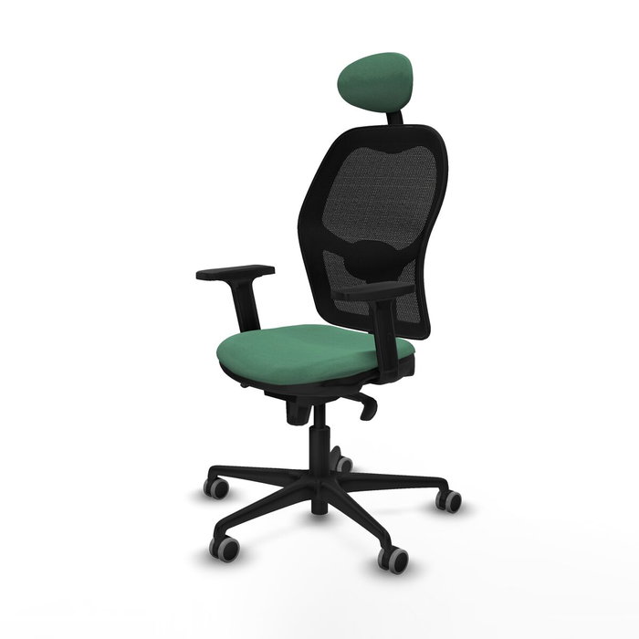 Piqueras y Crespo Chaise de Bureau avec Appui-tête 2D036G1 Vert émeraude Piqueras y Crespo Chaise de Bureau avec Appui-tête 2D036G1 Vert émeraude