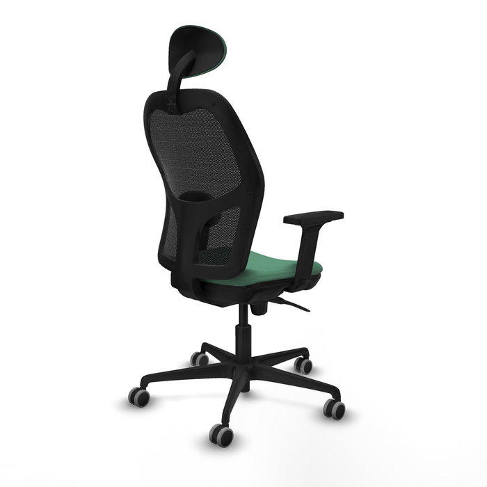 Piqueras y Crespo Chaise de Bureau avec Appui-tête 2D036G1 Vert émeraude Piqueras y Crespo Chaise de Bureau avec Appui-tête 2D036G1 Vert émeraude