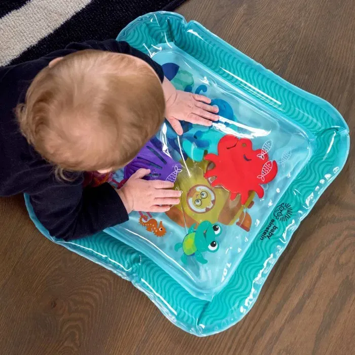 Baby Einstein Ocean Explorers - Tapis sensoriel à eau avec créatures marines flottantes, jouet d'éveil pour bébé de 0 à 36 mois