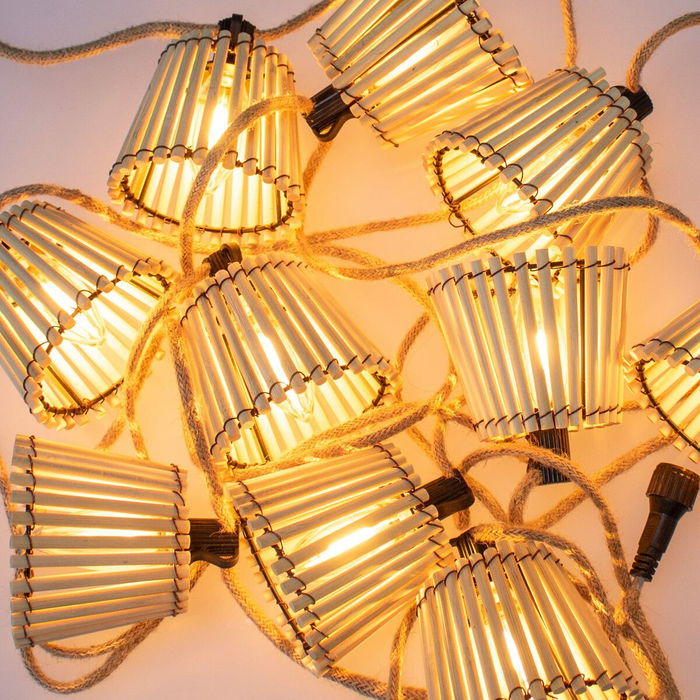 Guirlande lumineuse LED New Garden Okinawa 8 m 10 Solaire Guirlande lumineuse LED New Garden Okinawa 8 m 10 Solaire