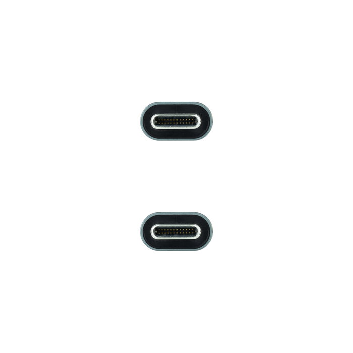 Nanocable Câble USB Type C 3m USB 3.2 20Gbps 100W 4K 60Hz Noir