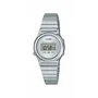 Casio LA700WE Montre mixte blanche à affichage digital et mouvement quartz avec chronomètre 1/10 s, compte à rebours, alarme et bracelet en acier réglable