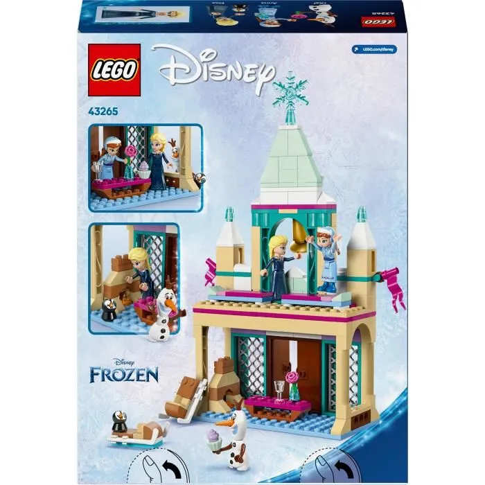 LEGO Disney La Reine des Neiges 43265 Le Château de Glace d'Arendelle - Jeu de Construction 177 Pièces avec Figurines - Enfant 5 Ans et Plus