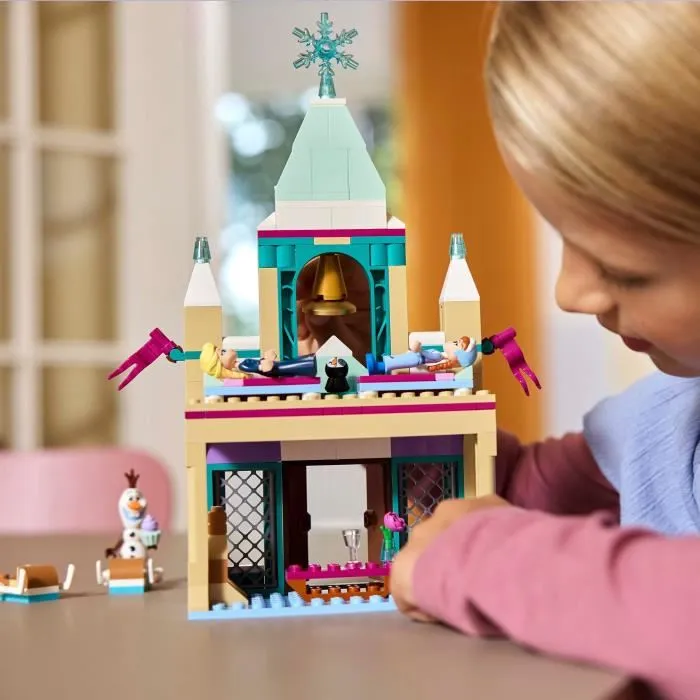 LEGO Disney La Reine des Neiges 43265 Le Château de Glace d'Arendelle - Jeu de Construction 177 Pièces avec Figurines - Enfant 5 Ans et Plus