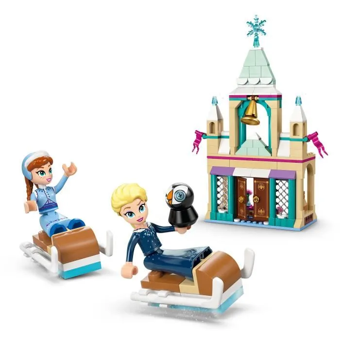LEGO Disney La Reine des Neiges 43265 Le Château de Glace d'Arendelle - Jeu de Construction 177 Pièces avec Figurines - Enfant 5 Ans et Plus