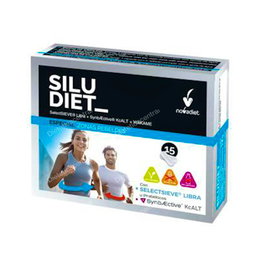 Novadiet Siludiet - Complément alimentaire pour le contrôle du poids, 15 gélules, à base d'ingrédients naturels, probiotiques, végan, sans gluten, sans lactose