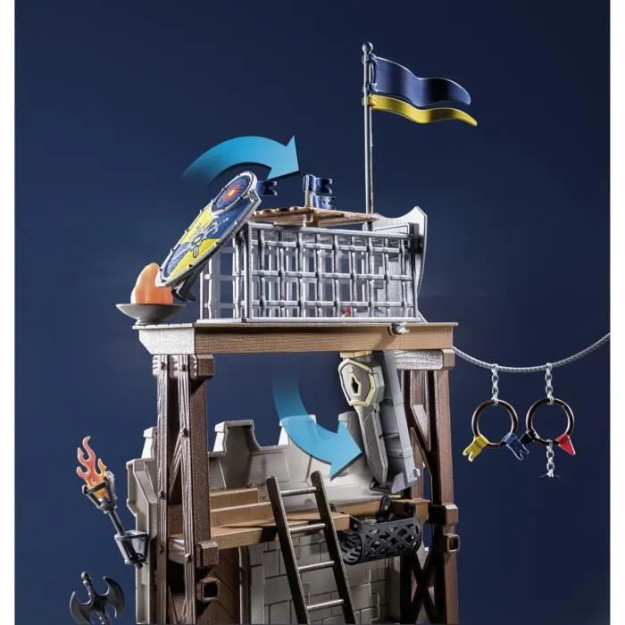 Playmobil 71298 Novelmore - Tournoi des Chevaliers avec dragon et tourelles - Jeu de construction 219 pièces - À partir de 4 ans