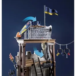 Playmobil 71298 Novelmore - Tournoi des Chevaliers avec dragon et tourelles - Jeu de construction 219 pièces - À partir de 4 ans