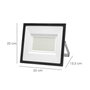 WOLFPACK LINEA PROFESIONAL Projecteur LED Plat 100W 4000K IP65
