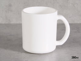 Vivalto Mug Opal 280 ml Blanc 11x9.5x8 cm (Set de 48)