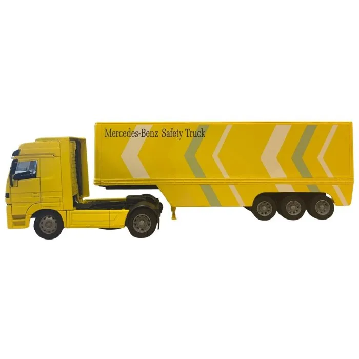 Newray Camion miniature de collection Mercedes Benz Actros 1857 avec remorque 1/32