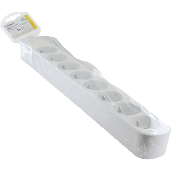 Chacon Multiprise 8 x 16 A avec interrupteur - Câble 1,5 m