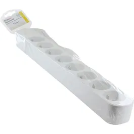 Chacon - Multiprise avec interrupteur et sécurité enfant - 8 prises 16A - Câble 1,5 m - Conçu avec 30% de matériaux recyclés