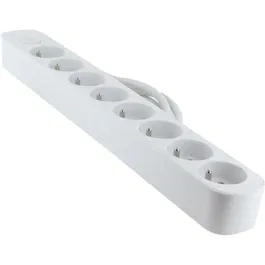 Chacon - Multiprise avec interrupteur et sécurité enfant - 8 prises 16A - Câble 1,5 m - Conçu avec 30% de matériaux recyclés