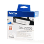 Brother DK-22205 Ruban d'étiquettes continu blanc 62 mm x 30,48 m