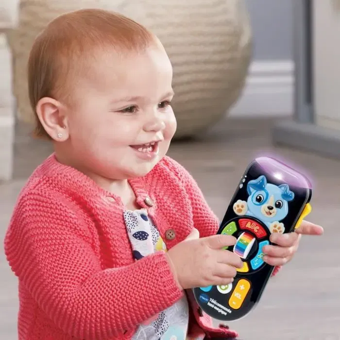 Vtech Baby Télécommande Lumi-Magique - Télécommande éducative lumineuse avec alphabet, chiffres et couleurs pour tout-petits