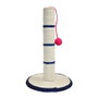 Nayeco Rascador pour chat avec base circulaire et pelote beige