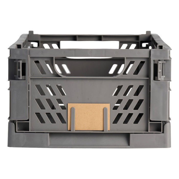 Day Caisse de rangement pliable gris foncé 50 x 33 x 25 cm lot de 2 capacité 27,6 l jusqu'à 45 kg
