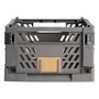 Day Caisse de rangement pliable gris foncé 50 x 33 x 25 cm lot de 2 capacité 27,6 l jusqu'à 45 kg