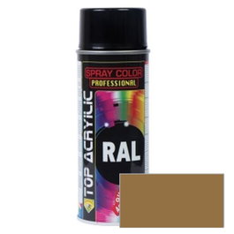 TOP ACRYLIC Spray Acrylique Marron Verdoso RAL-8000 400ml