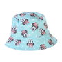 Cerdá - Bonnet de pêcheur Minnie pour enfants - Taille 52 cm (1 à 8 ans) - Turquoise - Coton