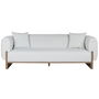 Canapé Home ESPRIT Marron Gris Scandi 220 x 95 x 77 cm
