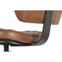 Home ESPRIT Tabouret Cuir Fer