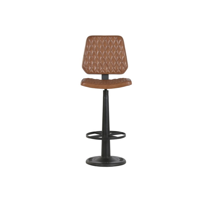 Home ESPRIT Tabouret Cuir Fer