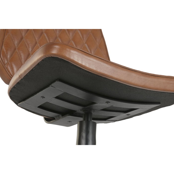Home ESPRIT Tabouret Cuir Fer