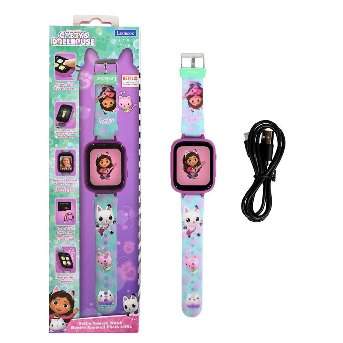 LEXIBOOK Montre digitale avec caméra 720p, MP3, dictaphone, podomètre et lampe torche pour enfants - 8 Go inclus LEXIBOOK Montre digitale avec caméra 720p, MP3, dictaphone, podomètre et lampe torche pour enfants - 8 Go inclus