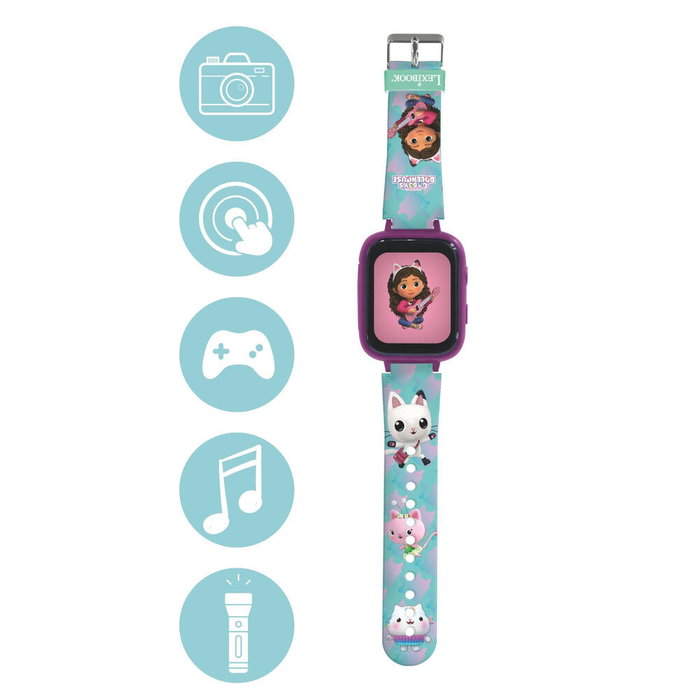 LEXIBOOK Montre digitale avec caméra 720p, MP3, dictaphone, podomètre et lampe torche pour enfants - 8 Go inclus LEXIBOOK Montre digitale avec caméra 720p, MP3, dictaphone, podomètre et lampe torche pour enfants - 8 Go inclus