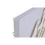 Home ESPRIT Toile Blanc Fleur Shabby Chic 120 X 7 X 120 CM