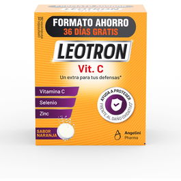Leotron Vitamine C Triple Action Comprimés Effervescents Orange 108 Comprimés (72+36 en cadeau)