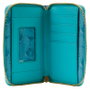 Loungefly Porte-monnaie zippé Disney Princesse Jasmine Aladdin en cuir végan, avec doublure assortie