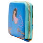 Loungefly Porte-monnaie zippé Disney Princesse Jasmine Aladdin en cuir végan, avec doublure assortie