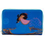 Loungefly Porte-monnaie zippé Disney Princesse Jasmine Aladdin en cuir végan, avec doublure assortie