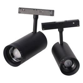 Projecteur LED magnétique sur rail 15 W 55 x 120 mm Bridgelux CCT