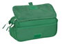 Safta Portatodo Triple Big Real Betis Balompié - Boîte de Rangement en Polyester Recyclé 600D REACH, Vert, 21,5 x 10 x 8 cm
