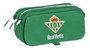Safta Portatodo Triple Big Real Betis Balompié - Boîte de Rangement en Polyester Recyclé 600D REACH, Vert, 21,5 x 10 x 8 cm