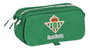 Safta Portatodo Triple Big Real Betis Balompié - Boîte de Rangement en Polyester Recyclé 600D REACH, Vert, 21,5 x 10 x 8 cm