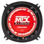 MTX AUDIO Haut-parleurs coaxiaux 2 voies 10 cm 4 ohms 70W RMS, châssis aluminium, bobine 25mm TIL, tweeter à dôme soie néodyme 22mm