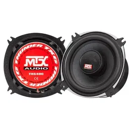 MTX AUDIO Haut-parleurs coaxiaux 2 voies 10 cm 4 ohms 70W RMS, châssis aluminium, bobine 25mm TIL, tweeter à dôme soie néodyme 22mm