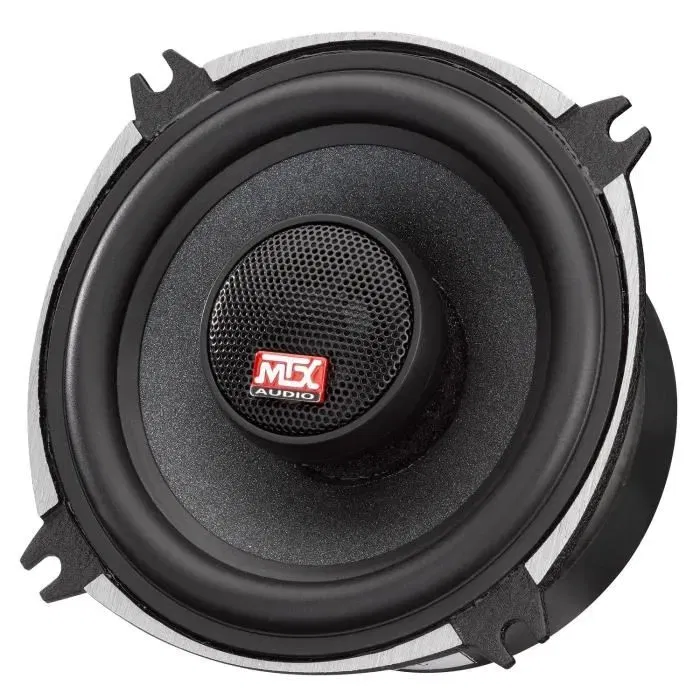 MTX AUDIO Haut-parleurs coaxiaux 2 voies 10 cm 4 ohms 70W RMS, châssis aluminium, bobine 25mm TIL, tweeter à dôme soie néodyme 22mm MTX AUDIO Haut-parleurs coaxiaux 2 voies 10 cm 4 ohms 70W RMS, châssis aluminium, bobine 25mm TIL, tweeter à dôme soie néodyme 22mm