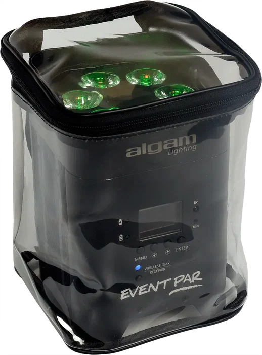 ALGAMLIGHT Housse Imperméable Transparente Pour Par Led EVENT PAR / EVENT PAR MINI 130 x 130 x 210 mm