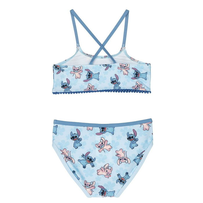 Bas de Bikini Pour Filles Stitch Bleu