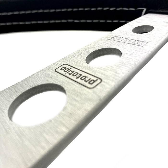 MOMO Volant MOMO Prototype 320 mm Radio Gris Cuir Noir 320mm Universel