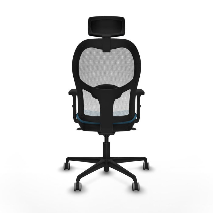 Piqueras y Crespo Chaise de Bureau 2D036G2 Blanc Vert pétrole