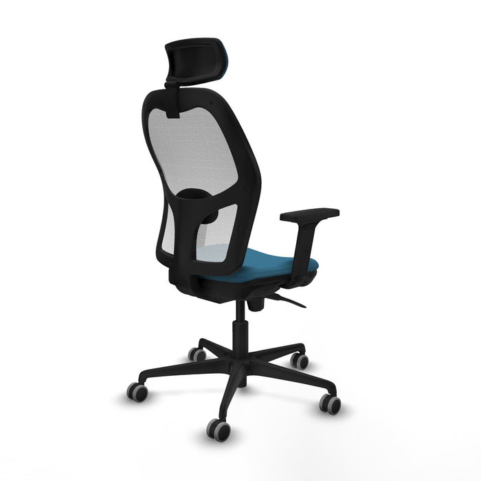 Piqueras y Crespo Chaise de Bureau 2D036G2 Blanc Vert pétrole