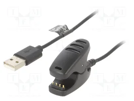 AKYGA Câble de charge pour smartwatch Suunto, 1m, noir